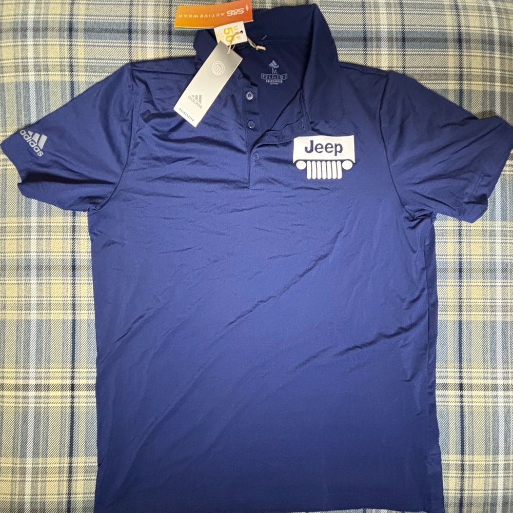 Adidas Jeep Blue Men's Polo Shirt